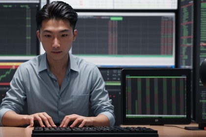 ภาพปกบทความ เปรียบเทียบ MT4 กับ MT5 เลือกแพลตฟอร์มที่ใช่ - ภาพถ่ายสมจริงแนวการเงิน iCafeForex