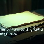 forex | การวิเคราะห์ทางเทคนิคคืออะไร: ปูพื้นฐานหลักการสำคัญปี 2026