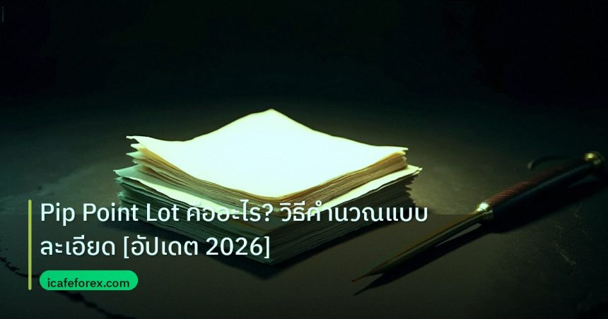 forex | Pip Point Lot คืออะไร? วิธีคำนวณแบบละเอียด [อัปเดต 2026]