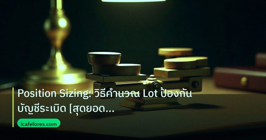 risk_mm | Position Sizing: วิธีคำนวณ Lot ป้องกันบัญชีระเบิด [สุดยอดคู่
