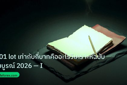 forex | 0.01 lot เท่ากับกี่บาทคืออะไรวิเคราะห์ฉบับสมบูรณ์ 2026 — I