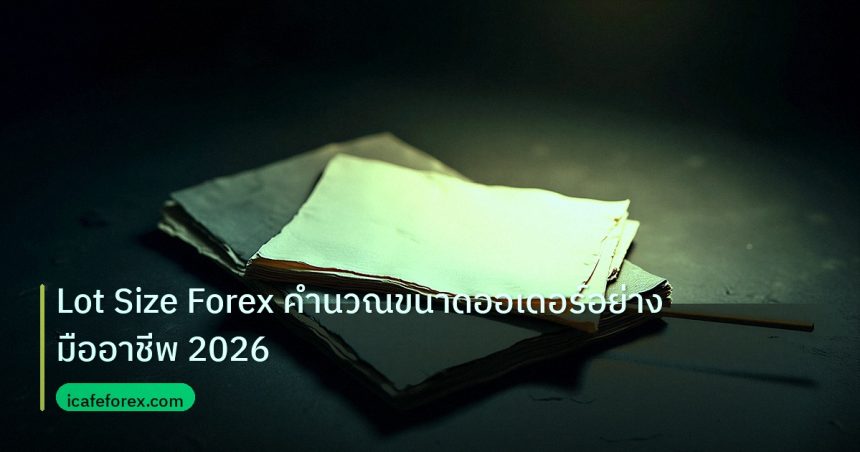 forex | Lot Size Forex คำนวณขนาดออเดอร์อย่างมืออาชีพ 2026