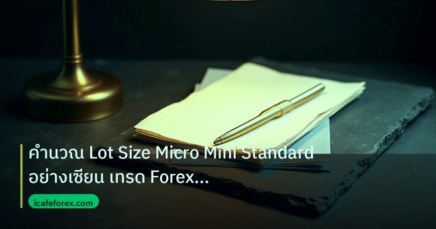 forex | คำนวณ Lot Size Micro Mini Standard อย่างเซียน เทรด Forex ปลอ