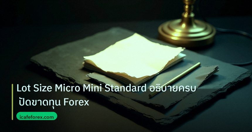 forex | Lot Size Micro Mini Standard อธิบายครบ ปัดขาดทุน Forex