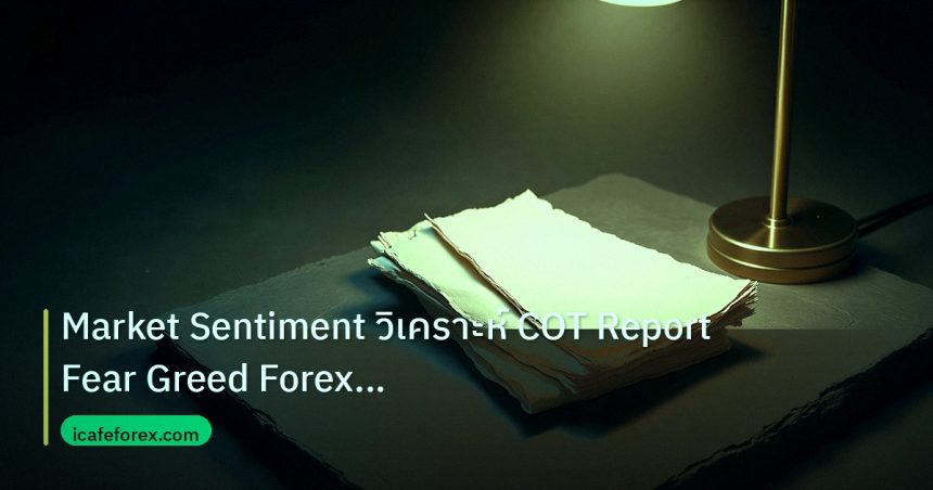 forex | Market Sentiment วิเคราะห์ COT Report Fear Greed Forex แบบเซ