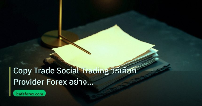 forex | Copy Trade Social Trading วิธีเลือก Provider Forex อย่างมืออ