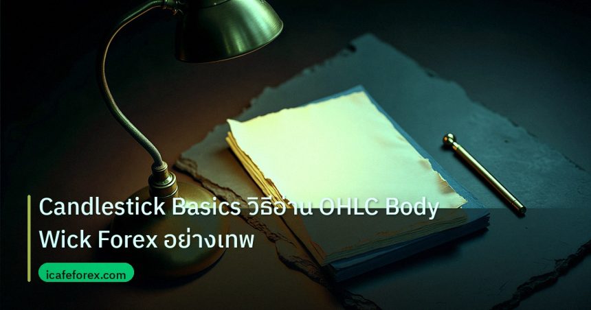forex | Candlestick Basics วิธีอ่าน OHLC Body Wick Forex อย่างเทพ