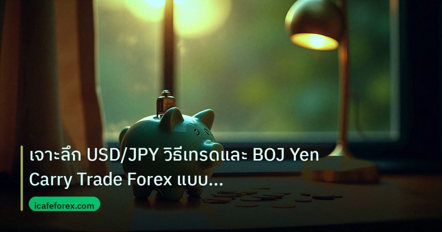 saving | เจาะลึก USD/JPY วิธีเทรดและ BOJ Yen Carry Trade Forex แบบเซี