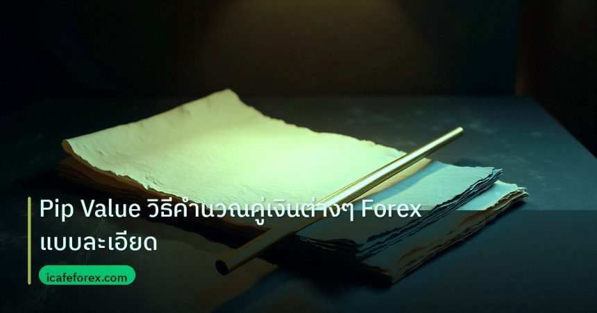 forex | Pip Value วิธีคำนวณคู่เงินต่างๆ Forex แบบละเอียด