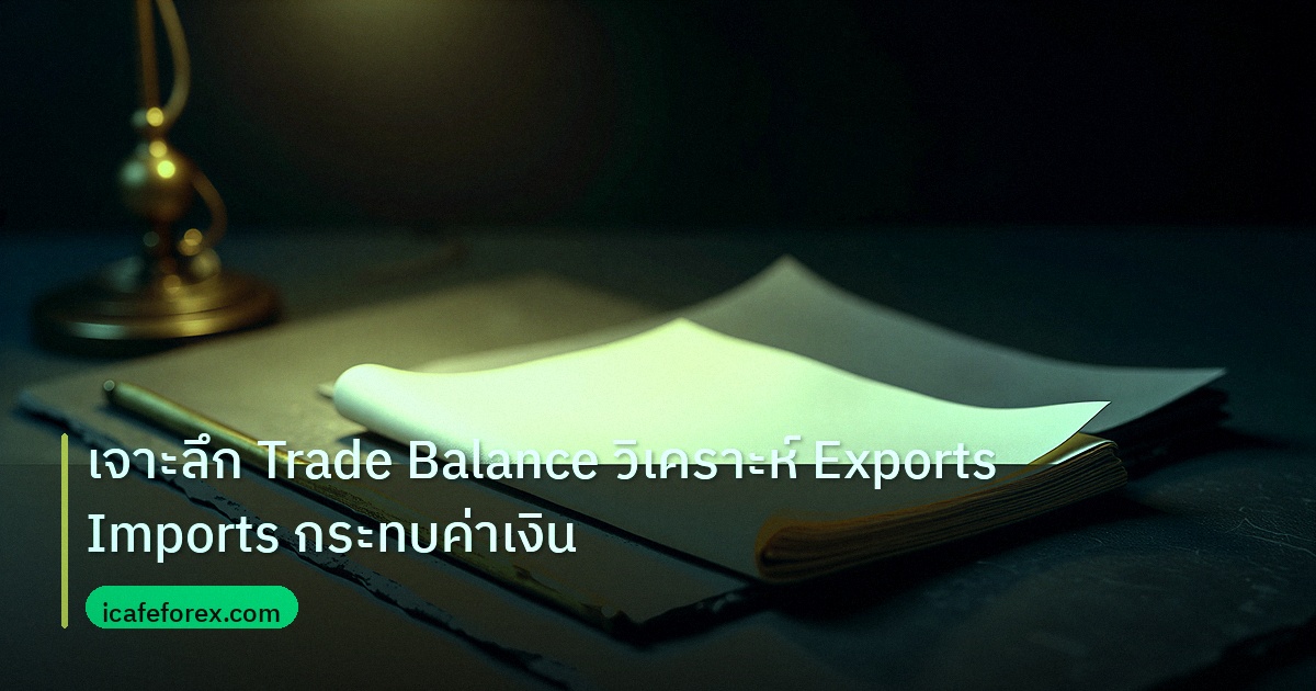 forex | เจาะลึก Trade Balance วิเคราะห์ Exports Imports กระทบค่าเงิน