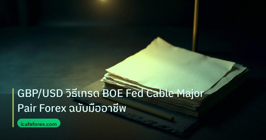 forex | GBP/USD วิธีเทรด BOE Fed Cable Major Pair Forex ฉบับมืออาชีพ