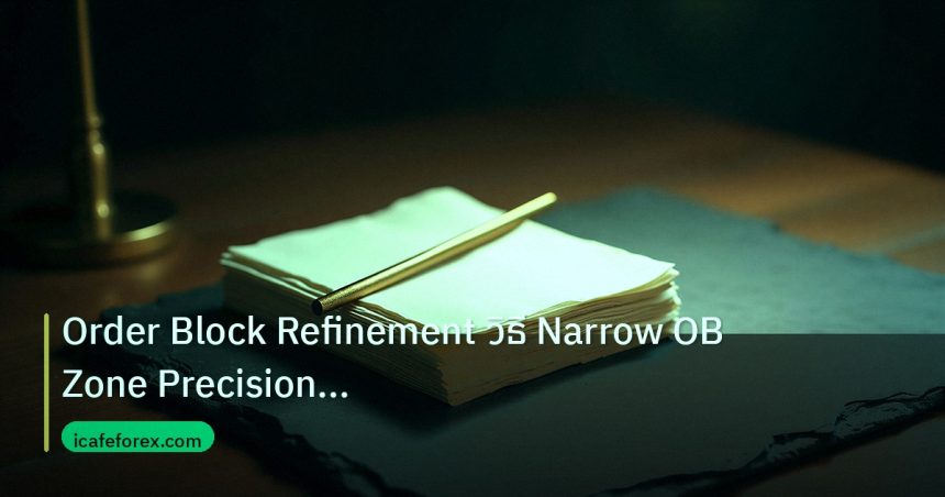 forex | Order Block Refinement วิธี Narrow OB Zone Precision Entry F