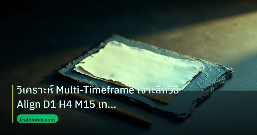 forex | วิเคราะห์ Multi-Timeframe เจาะลึกวิธี Align D1 H4 M15 เทรก F