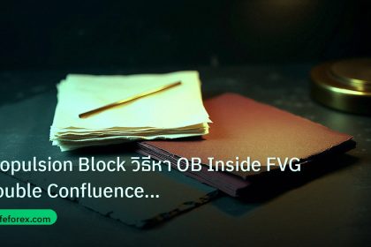 forex | Propulsion Block วิธีหา OB Inside FVG Double Confluence Fore
