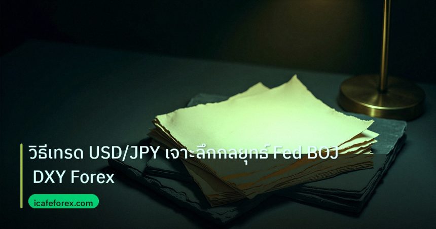 forex | วิธีเทรด USD/JPY เจาะลึกกลยุทธ์ Fed BOJ DXY Forex