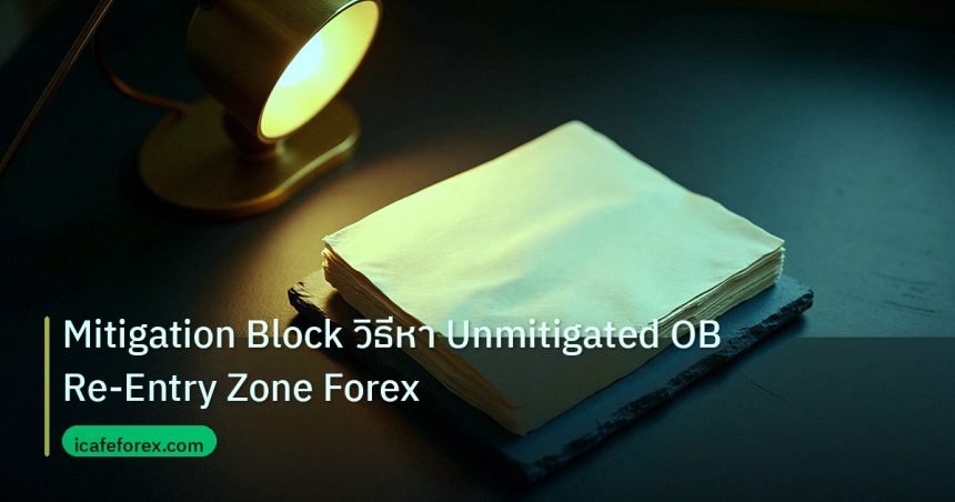 forex | Mitigation Block วิธีหา Unmitigated OB Re-Entry Zone Forex