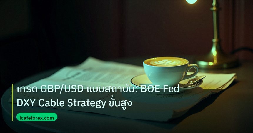 nfp_macro | เทรด GBP/USD แบบสถาบัน: BOE Fed DXY Cable Strategy ขั้นสูง