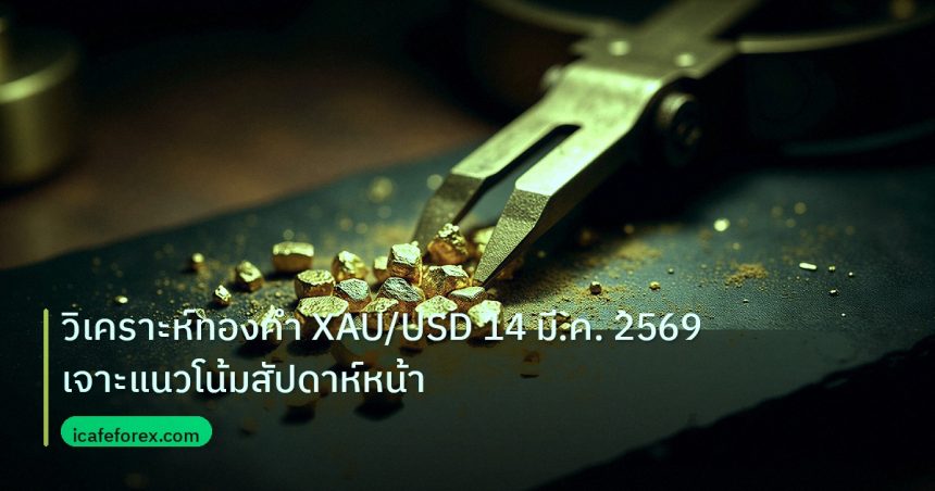 gold_analysis | วิเคราะห์ทองคำ XAU/USD 14 มี.ค. 2569 เจาะแนวโน้มสัปดาห์หน้า