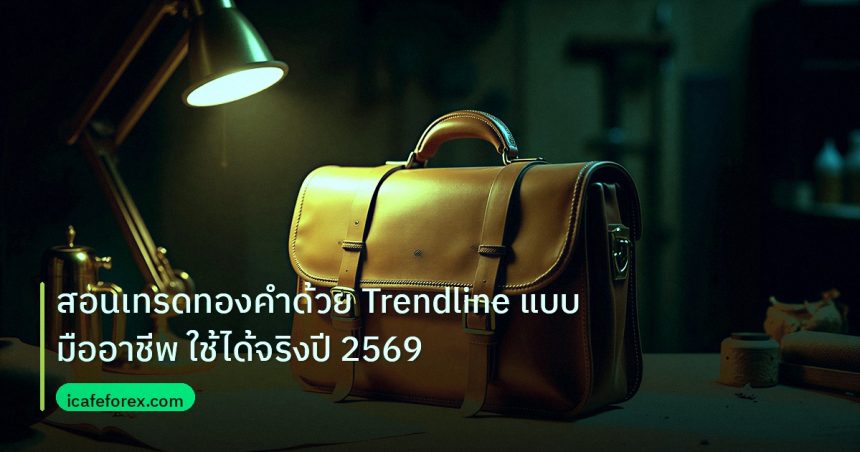 career | สอนเทรดทองคำด้วย Trendline แบบมืออาชีพ ใช้ได้จริงปี 2569