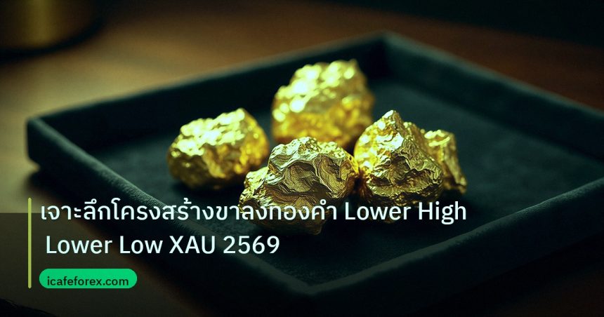 gold_daily | เจาะลึกโครงสร้างขาลงทองคำ Lower High Lower Low XAU 2569