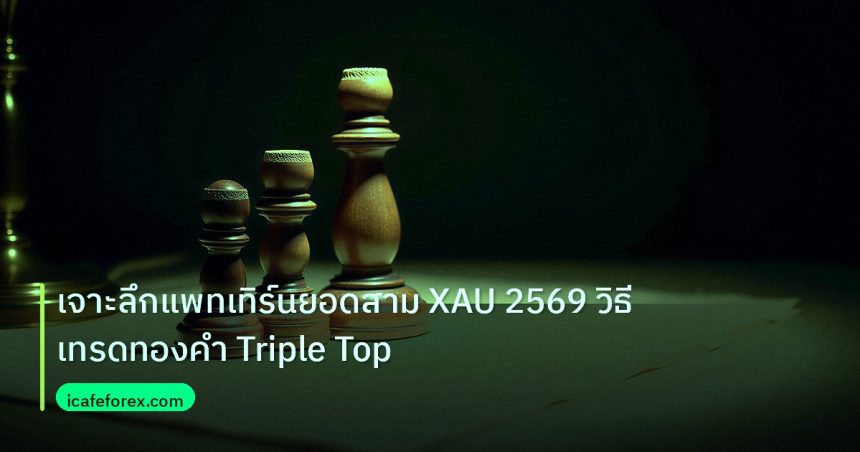 chart_pattern | เจาะลึกแพทเทิร์นยอดสาม XAU 2569 วิธีเทรดทองคำ Triple Top
