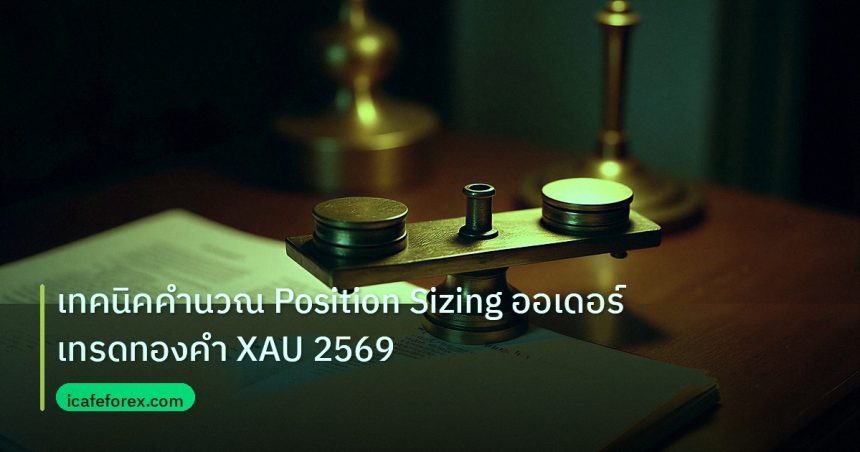 risk_mm | เทคนิคคำนวณ Position Sizing ออเดอร์เทรดทองคำ XAU 2569