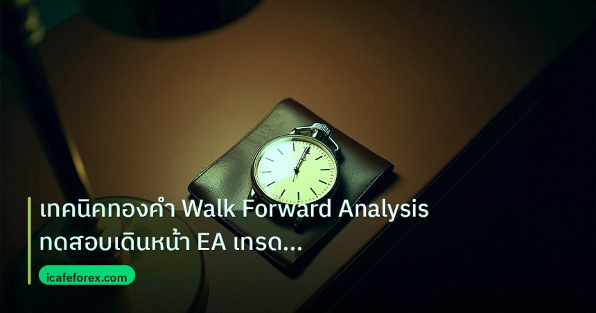 trading | เทคนิคทองคำ Walk Forward Analysis ทดสอบเดินหน้า EA เทรด XAU
