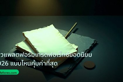 forex | รีวิวแพลตฟอร์มเทรดฟอเร็กซ์ยอดนิยม 2026 แบบไหนคุ้มค่าที่สุด