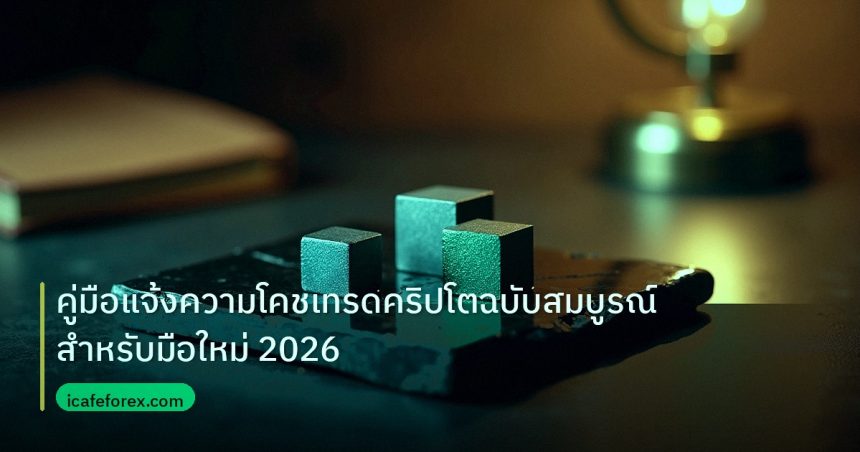crypto | คู่มือแจ้งความโคชเทรดคริปโตฉบับสมบูรณ์สำหรับมือใหม่ 2026