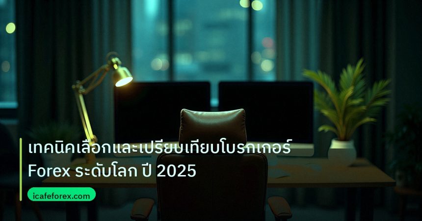 broker | เทคนิคเลือกและเปรียบเทียบโบรกเกอร์ Forex ระดับโลก ปี 2025