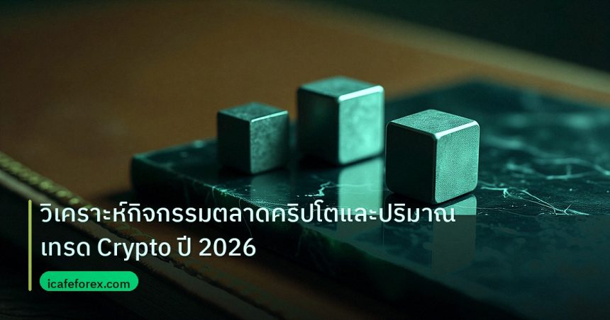 crypto | วิเคราะห์กิจกรรมตลาดคริปโตและปริมาณเทรด Crypto ปี 2026