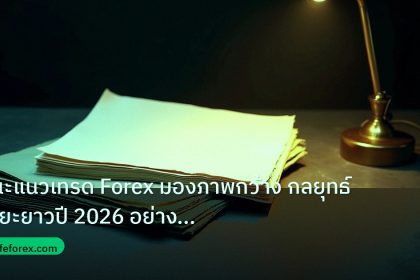 forex | แนะแนวเทรด Forex มองภาพกว้าง กลยุทธ์ระยะยาวปี 2026 อย่างเซีย