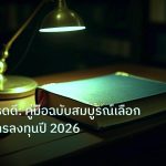 scb_manual | ลงทุนดีเทรดดี: คู่มือฉบับสมบูรณ์เลือกแนวทางการลงทุนปี 2026