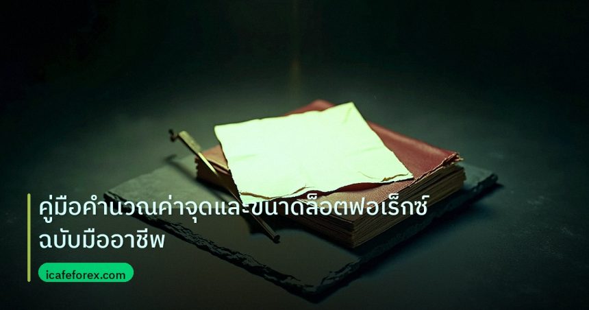 forex | คู่มือคำนวณค่าจุดและขนาดล็อตฟอเร็กซ์ฉบับมืออาชีพ