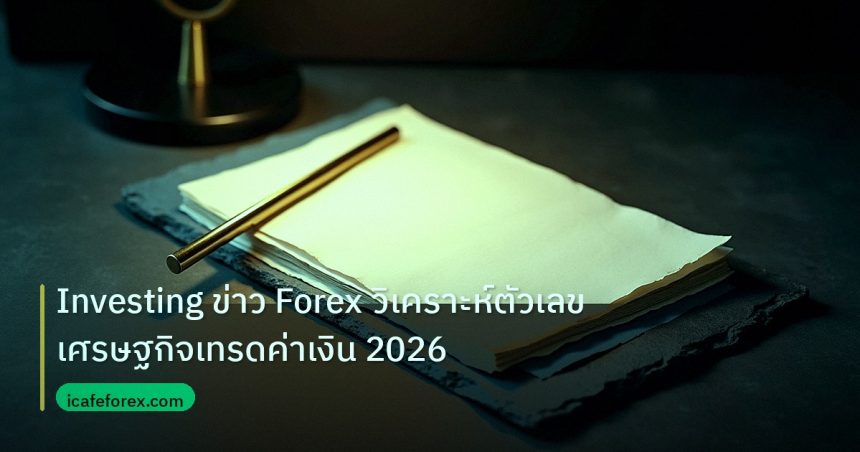forex | Investing ข่าว Forex วิเคราะห์ตัวเลขเศรษฐกิจเทรดค่าเงิน 2026