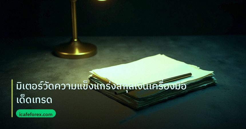 forex | มิเตอร์วัดความแข็งแกร่งสกุลเงินเครื่องมือเด็ดเทรด