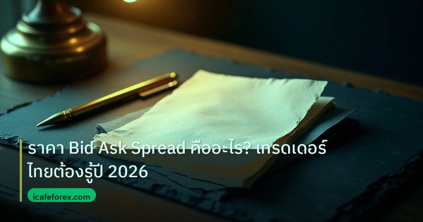 forex | ราคา Bid Ask Spread คืออะไร? เทรดเดอร์ไทยต้องรู้ปี 2026