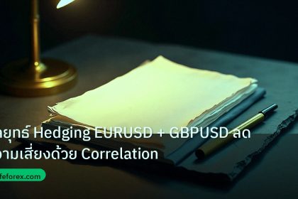 forex | กลยุทธ์ Hedging EURUSD + GBPUSD ลดความเสี่ยงด้วย Correlation