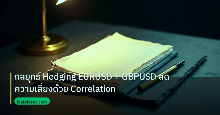 forex | กลยุทธ์ Hedging EURUSD + GBPUSD ลดความเสี่ยงด้วย Correlation