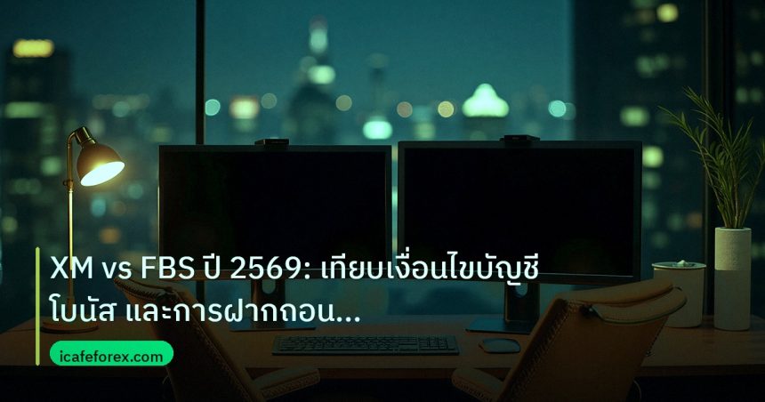 broker | XM vs FBS ปี 2569: เทียบเงื่อนไขบัญชี โบนัส และการฝากถอนสำหร